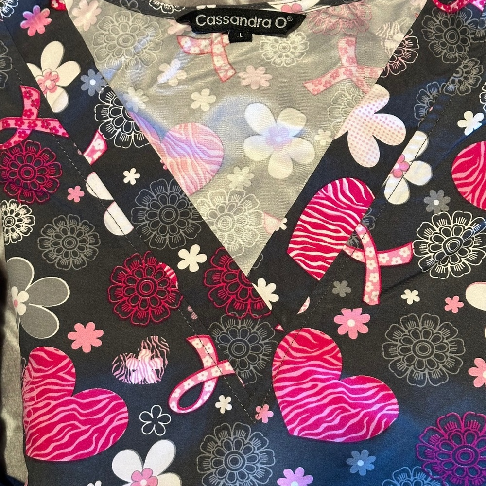 Valentines Day Scrub top